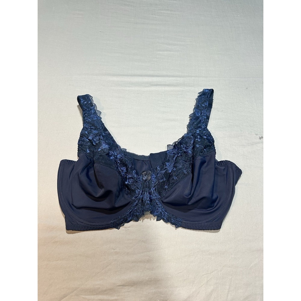 NWT Curve‎ Muse Navy Blue Lace Bra 48DD